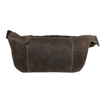 Bruin Leren Heuptas - Buiktas Voor Heren En Dames - Arrigo