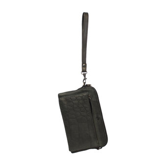 Crossbody Tasje - Heuptasje Van Zwart Leer - Arrigo.nl