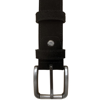 Riem heren riem dames zwart suede - Arrigo.nl