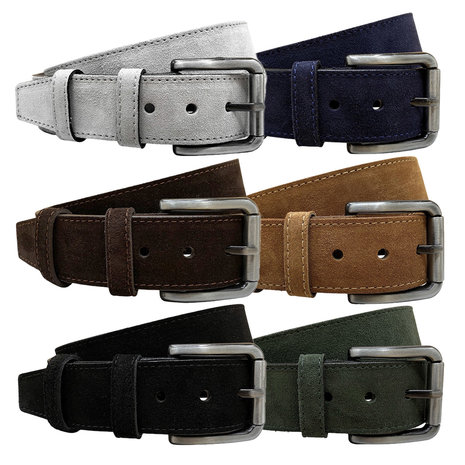 Riem heren riem dames suede - Arrigo.nl