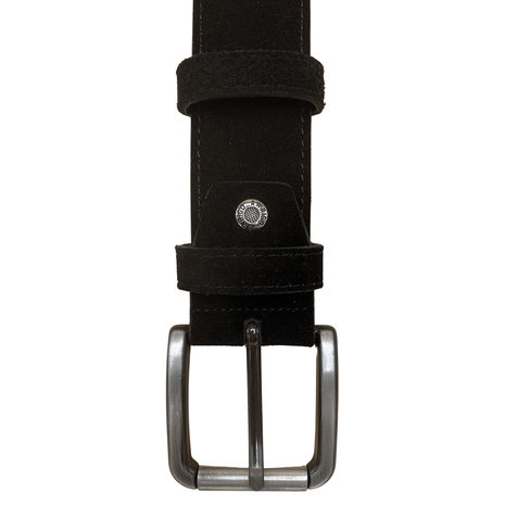 Riem heren riem dames zwart suede - Arrigo.nl