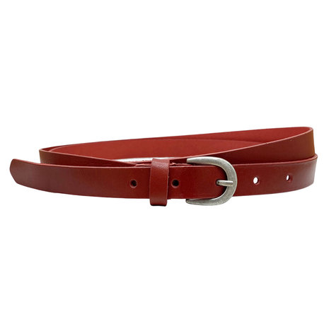 Arrigo tailleriem rood leer