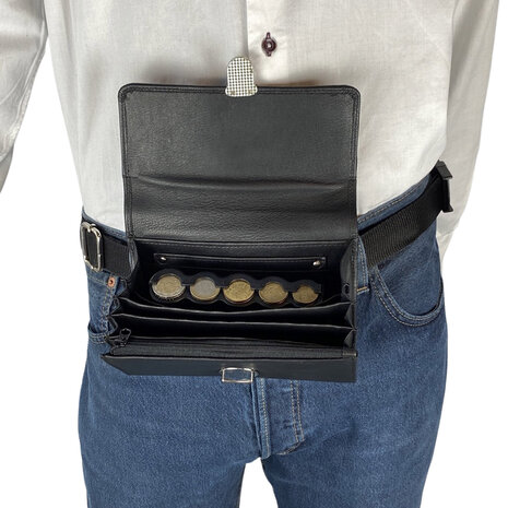 Horeca portemonnee met taille riem - Arrigo