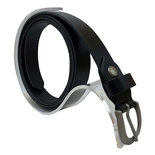 Tailleriem Dames - 2 cm Riem Dames - Zwart Leer