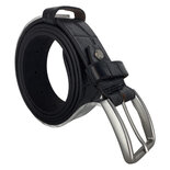 Riem 3.5 cm Zwart Leer voor Heren en Dames