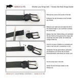 Moneybelt 4 cm Black Leather
