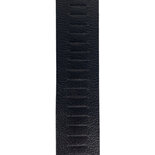 Perforated belt black 4 cm
