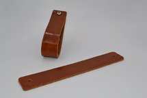 cognac Italiaans lederen handgrepen maat XL