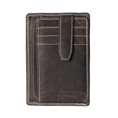 Pasjeshouder - Creditcardhouder Van Donkerbruin Leer