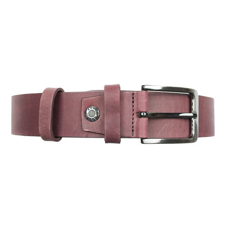 Donkerrode Leren Riem - 3.5 cm Breed Voor Dames Of Heren