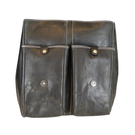 Zwart Leren Rugzak - Schoudertas - Crossbody Tas