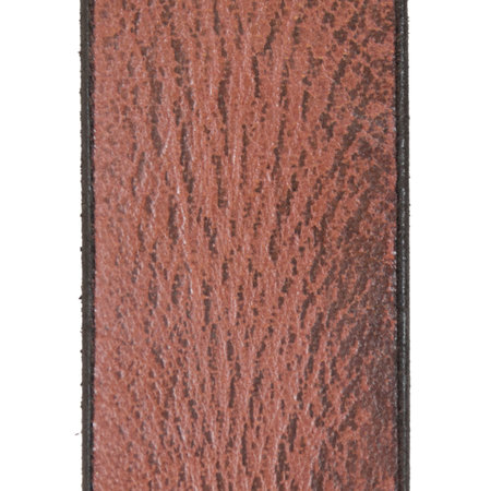 Dark Red Leather Belt, 4 cm Wide