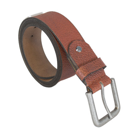 Leren Riem Gemaakt Van Lichtbruin Leer - 4 cm Breed