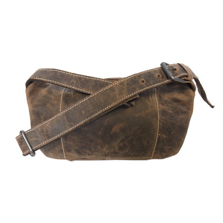 Ruime Heuptas Voor Heren Of Dames Van Cognac Kleurig Leer