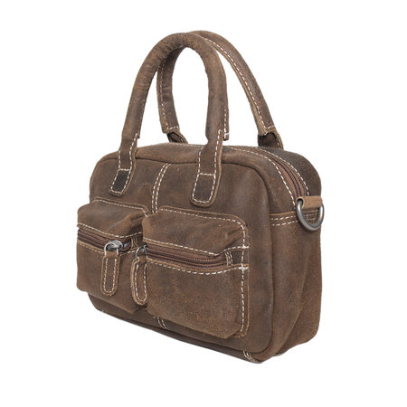 Schoudertas - Westernbag - Handtas Van Bruin Leer
