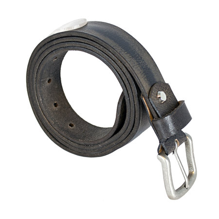 Antraciet Grijze Leren Riem Van Echt Leer - 3 cm Breed