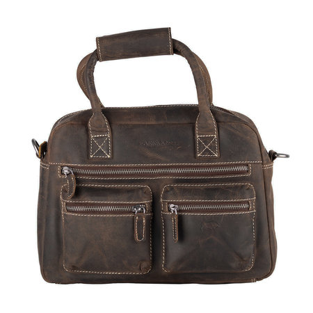 Westernbag Of Schoudertas Van Donkerbruin Buffelleer