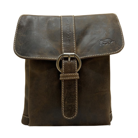 Leren Schoudertasje Crossbody Tasje van Echt Leer