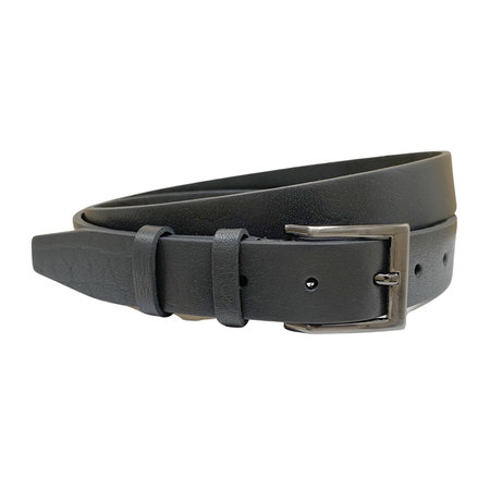 Grijze Leren Riem - 3 cm Breed Voor Dames Of Heren