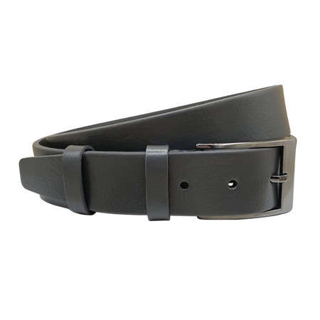 Leren dames of heren riem 4 cm grijs