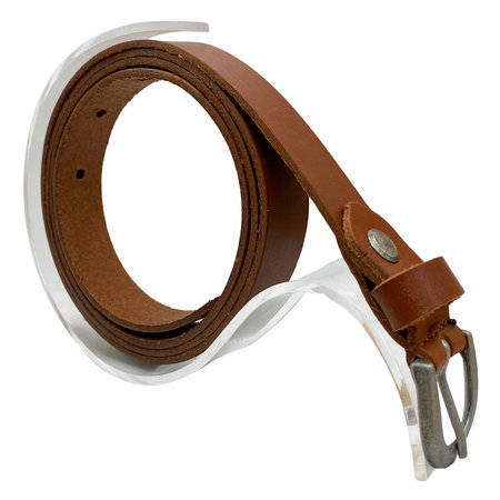 Tailleriem Dames - 2 cm Riem Dames - Cognac Leer