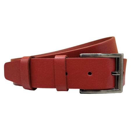 Riem - Riem Heren of Dames – Rood Leer - 4 cm breed