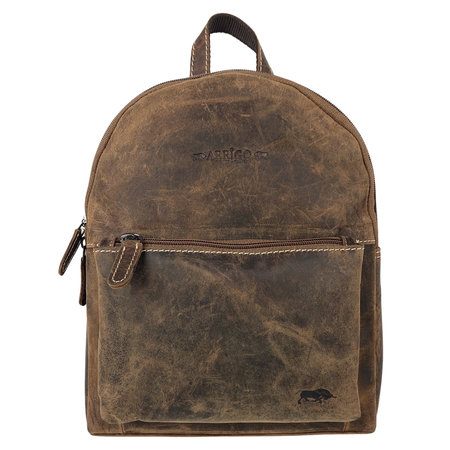 Compacte Rugzak van Cognac Buffelleer