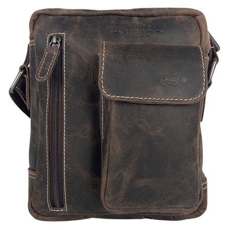 Schoudertas Crossbody Tas Van Donkerbruin Leer