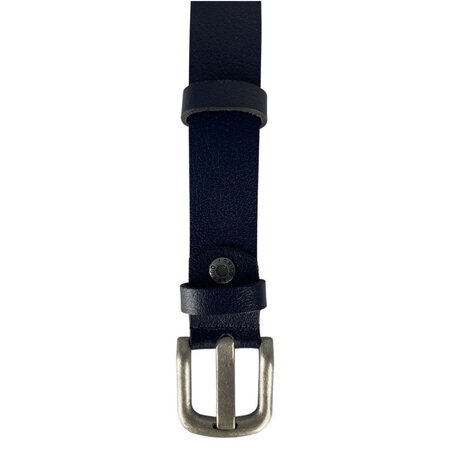 Perforated belt dark blue3 cm