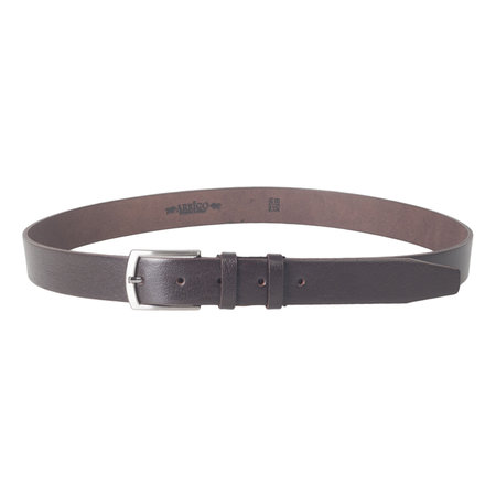 Donkerbruine Leren Riem Van 3 cm Breed