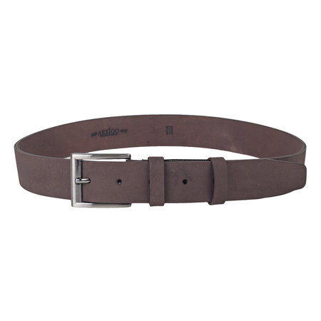 Riem - 4 cm Breed Gemaakt Van Donkerbruin Leer
