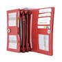 Dames Portemonnee - RFID - Rood Leer