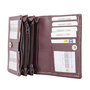 Dames Portemonnee - RFID - Bordeaux Rood Leer