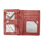 Leren Mini Portemonnee Dames van Rood Leer