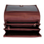 Leren Dames Portemonnee van Donkerrood Leer