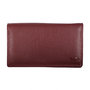 Leren Dames Portemonnee van Donkerrood Leer