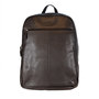Leren Laptop Rugzak van Soepel Donkerbruin Leer
