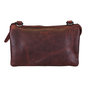 Leren Schoudertas - Clutch - Heuptasje Van Rood Leer