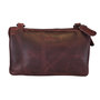 Leren Schoudertas - Clutch - Heuptasje Van Rood Leer