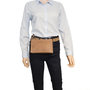 Crossbody Schouder Tasje - Clutch van Beige Leer