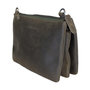 Groen Leren Festival Tasje of Portemonnee Tasje