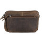 Schoudertasje - Heuptasje - Clutch Van Cognac Buffelleer