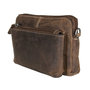 Schoudertasje - Heuptasje - Clutch Van Cognac Buffelleer