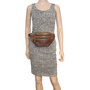 Heuptasje Crossbody Tasje Van Cognac kleurig Leer
