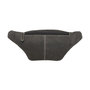 Black Leather Crossbody Bum Bag - Pouch Bag For Women And Men
