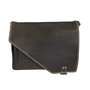 Donkerbruine Laptoptas - Messenger Tas Van Buffelleer