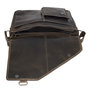 Donkerbruine Laptoptas - Messenger Tas Van Buffelleer