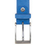 Suede Riem Blauw • Met een Stijlvolle Zilverkleurige Gesp