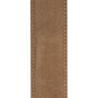 Suede Riem Cognac/Lichtbruin • Met een Stijlvolle Zilverkleurige Gesp