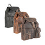 Zwart Leren Rugtas - Groot Model Rugzak
